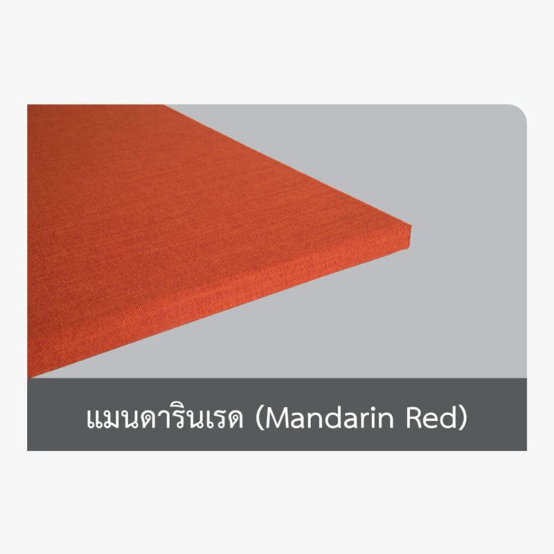 ฉนวน Zandera Scenera Collection สีแมนดารินเรด (Mandarin Red)