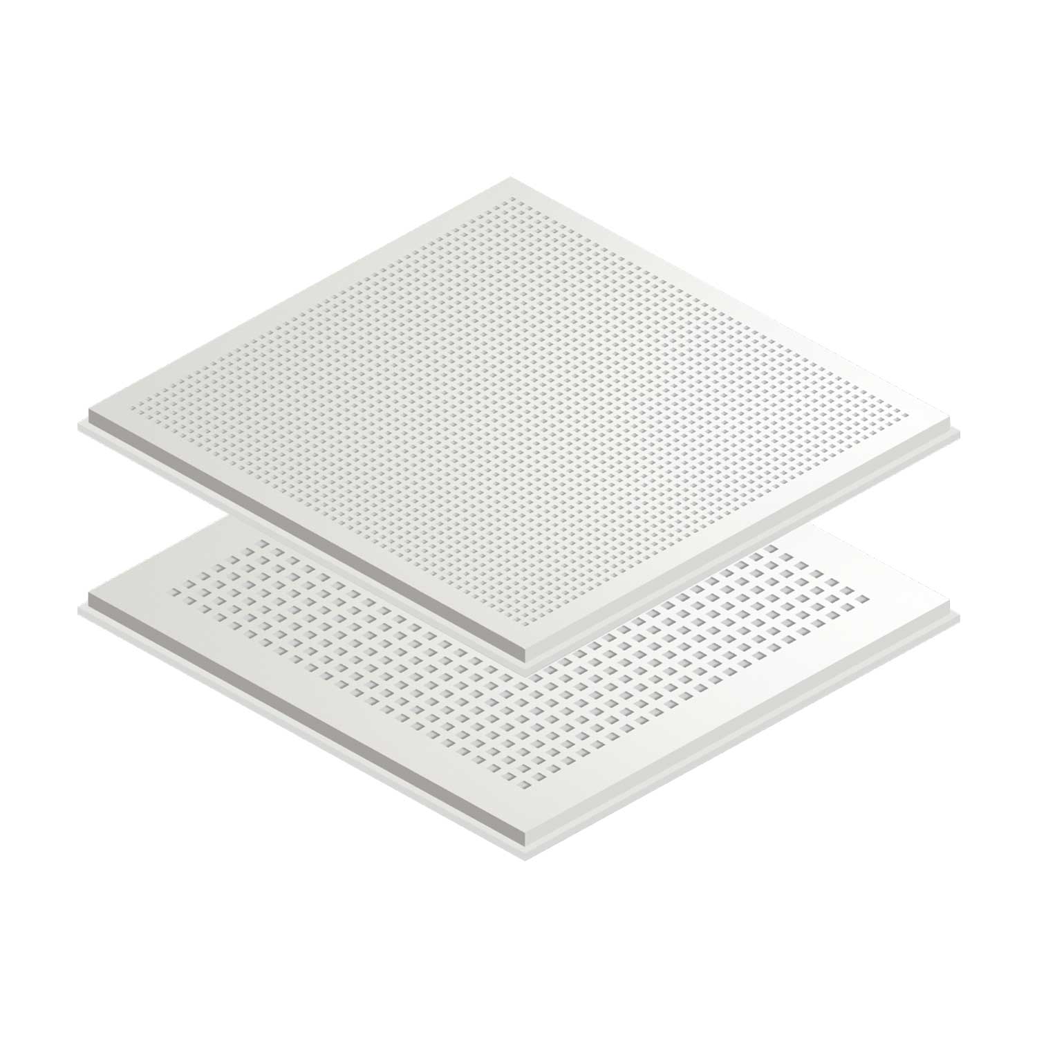 แผ่นฝ้าทีบาร์ ลดเสียงสะท้อน ตราช้าง (เอคโค่บล็อค ไทล์)