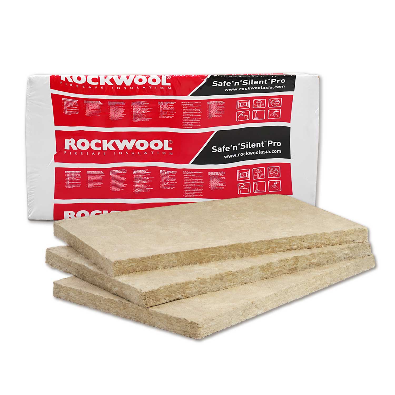 ฉนวนกันเสียง ROCKWOOL รุ่น Safe 'n' Silent Pro 330